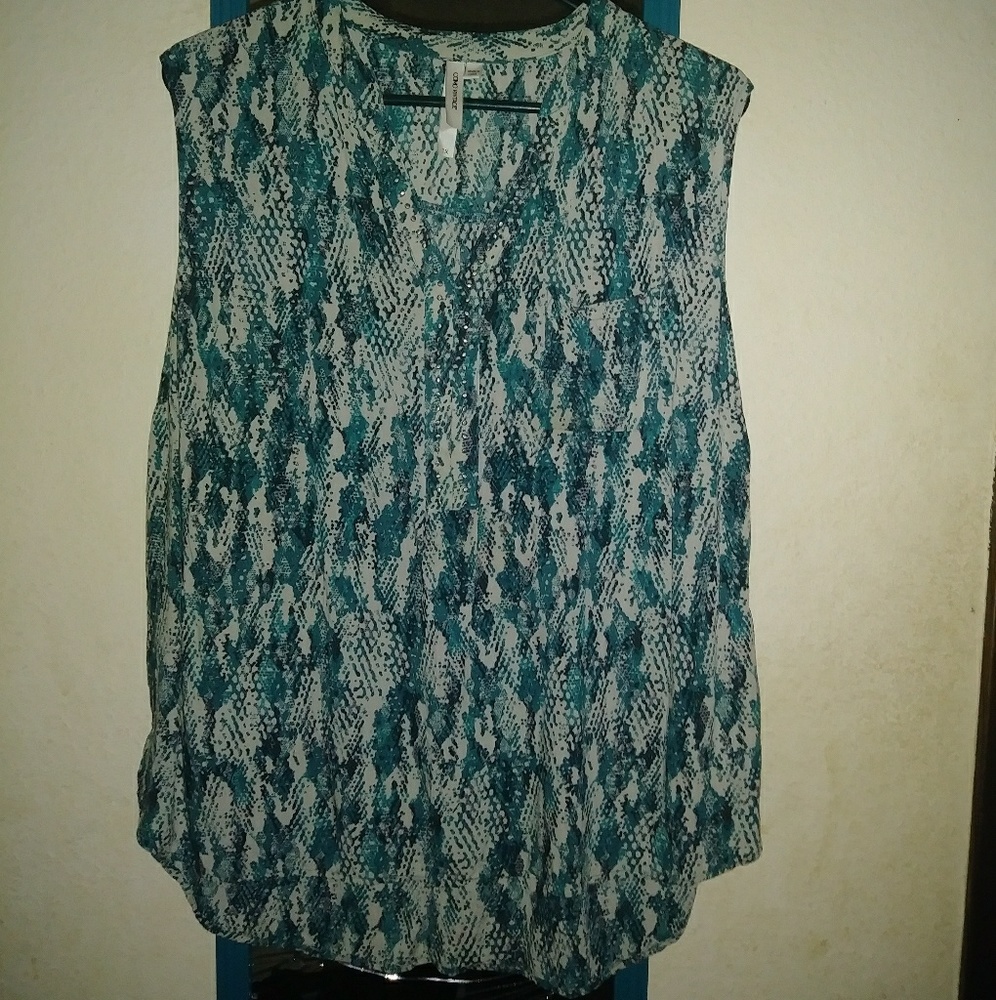 Como Vintage Brand Sleeveless Blouse